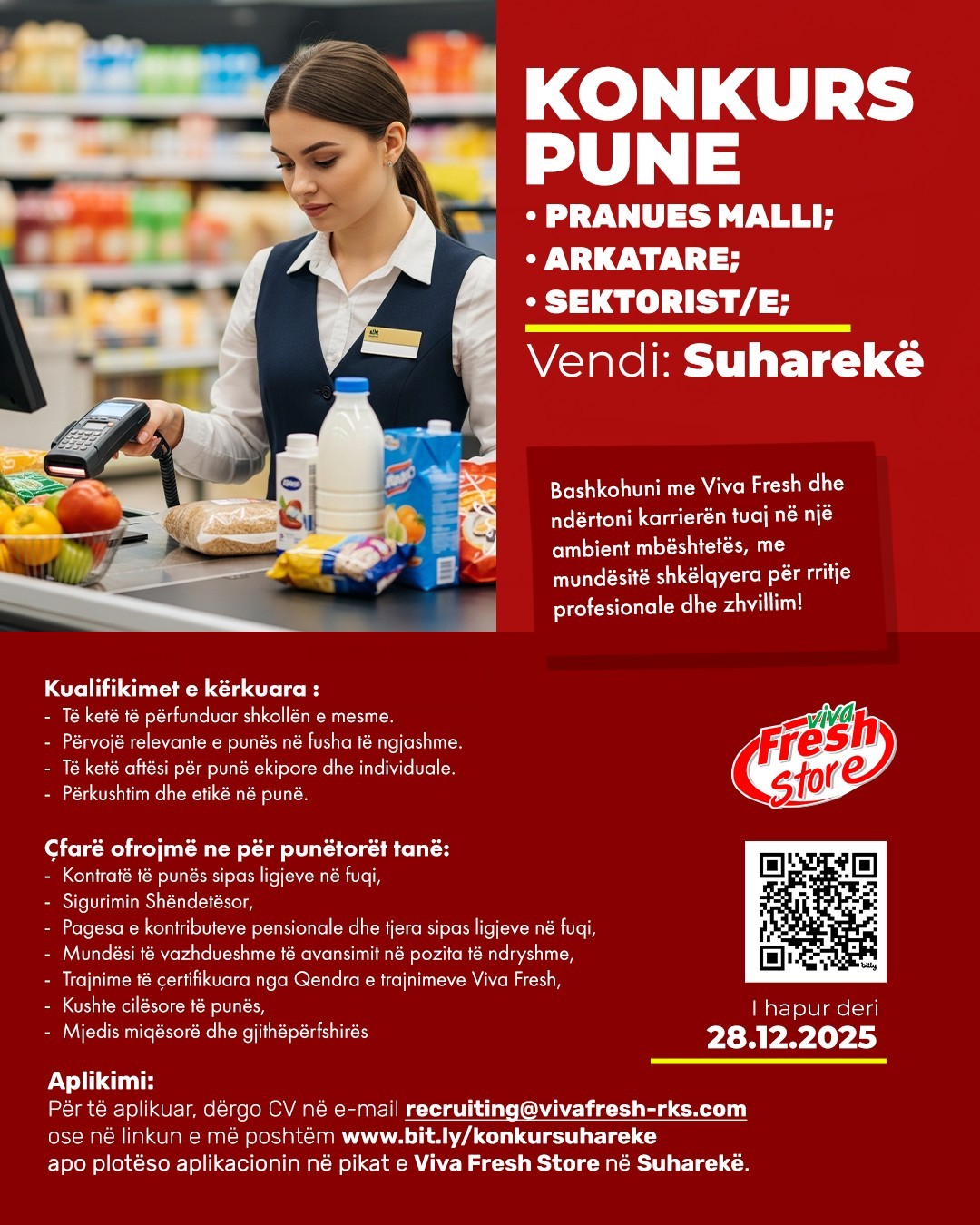 Pranues Malli, Arkatare, Sektorist/e - Suharekë